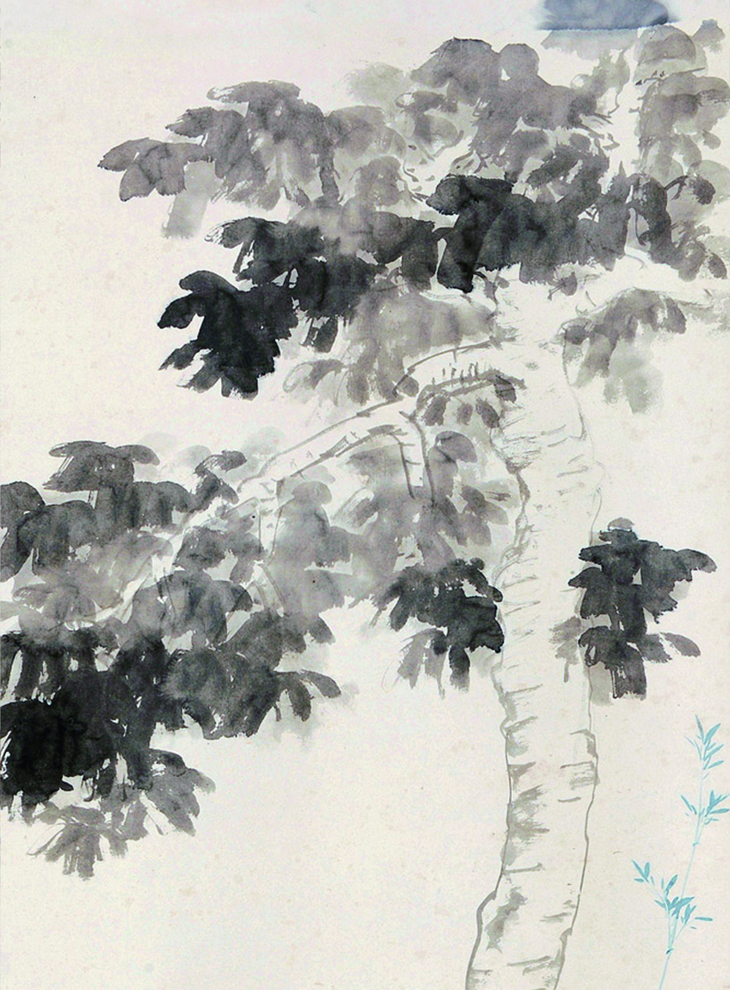 梧桐高士圖